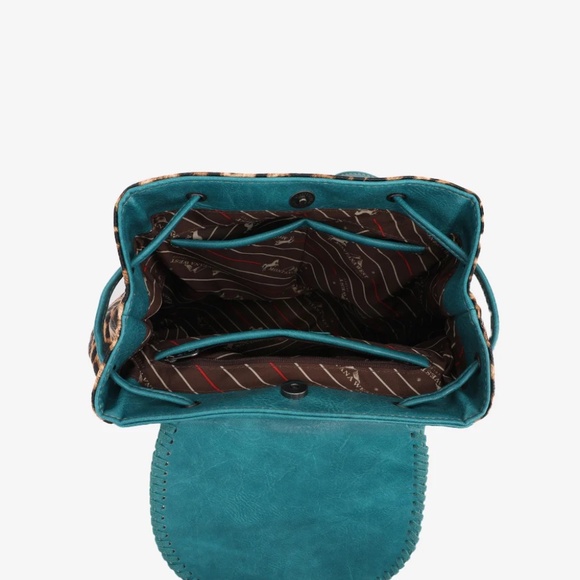 Montana West Tooled Collection Backpack - Blue